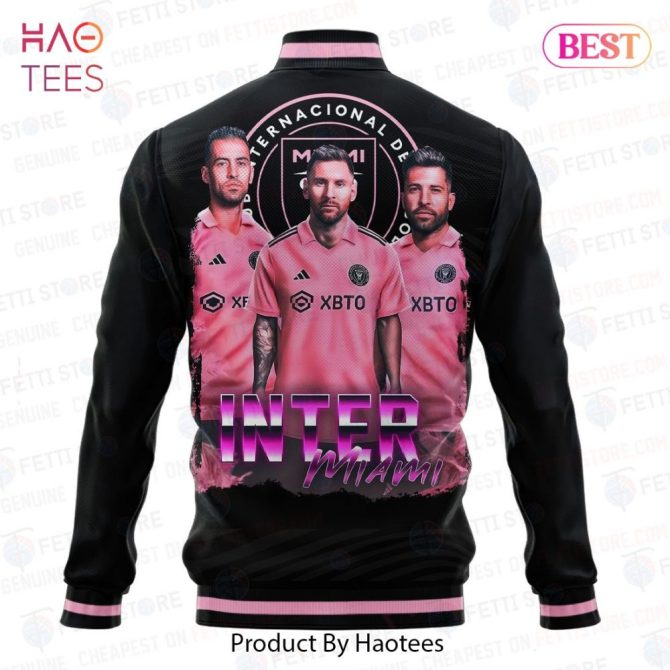 Inter Miami Cf Black & Pink Soccer Jacket - Stylish Team Apparel By Haotees - Image 3