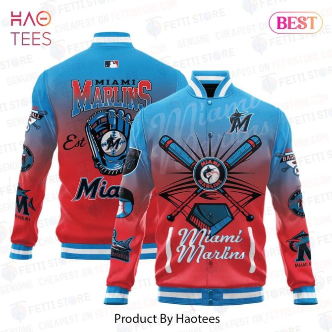 Miami Marlins Baseball Jacket By Haotees - Bold & Stylish Fan Gear For All Seasons