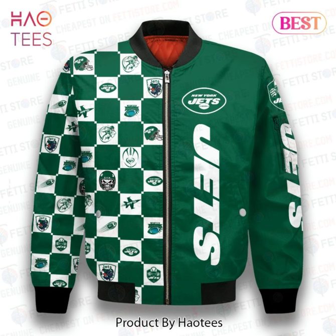 Limited New York Jets Nfl   Unisex Aop Bomber Jacket - Image 2
