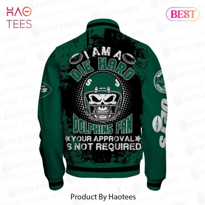 Die Hard Jets Fan Bomber Jacket - Bold Design, Perfect Gift For Enthusiasts - Image 3