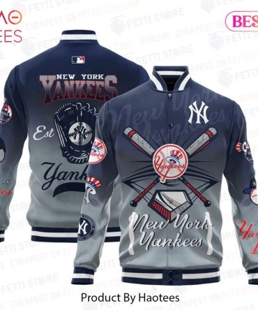 Ny Yankees Baseball Bomber Jacket - Stylish Fan Gear By Haotees