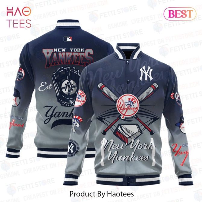 Ny Yankees Baseball Bomber Jacket - Stylish Fan Gear By Haotees