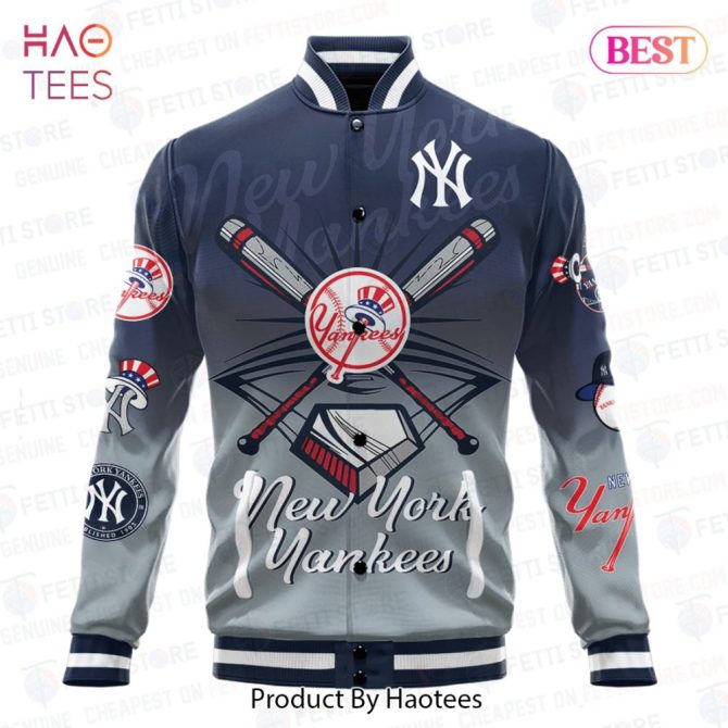 Ny Yankees Baseball Bomber Jacket - Stylish Fan Gear By Haotees - Image 2