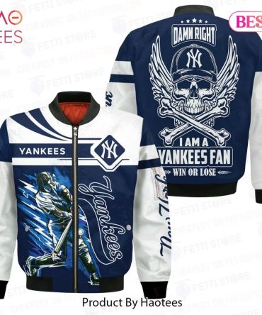 Limited New York Yankees Pattern Mlb 3D Bomber Jacket