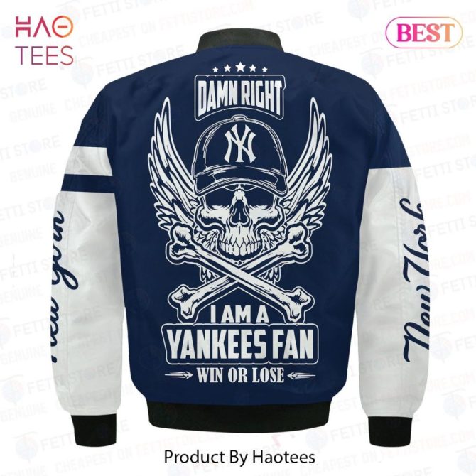 Limited New York Yankees Pattern Mlb 3D Bomber Jacket - Image 3