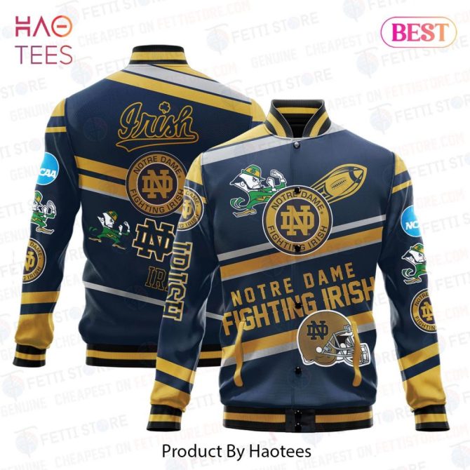 Notre Dame Fighting Irish Bomber Jacket - Stylish College Sportswear By Haotees