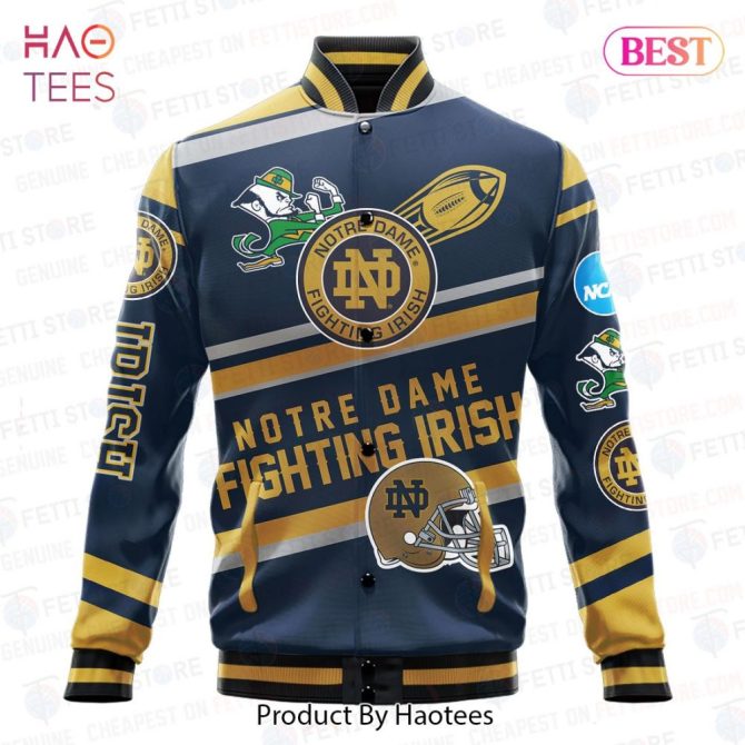Notre Dame Fighting Irish Bomber Jacket - Stylish College Sportswear By Haotees - Image 2