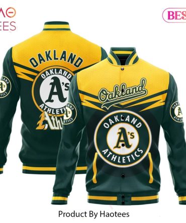 Oakland Athletics Bomber Jacket - Stylish Fan Apparel For Die-Hard Fans , Limited Edition