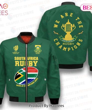 Limited South Africa Rugby We Are The Champions Bomber Jacket