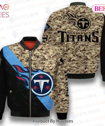 Limited Tennessee Titansnational Football League Aop Bomber Jacket