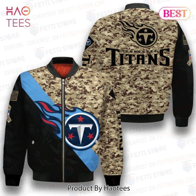 Limited Tennessee Titansnational Football League Aop Bomber Jacket