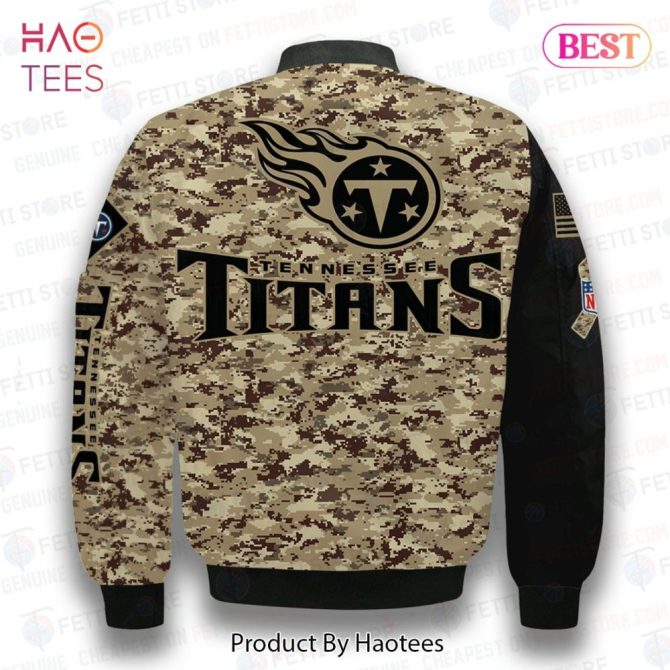 Limited Tennessee Titansnational Football League Aop Bomber Jacket - Image 3