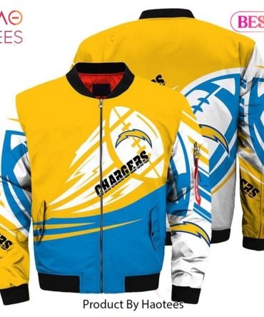New Fashion   Los Angeles Chargers Bomber Jacket Graphic Ultra-Balls