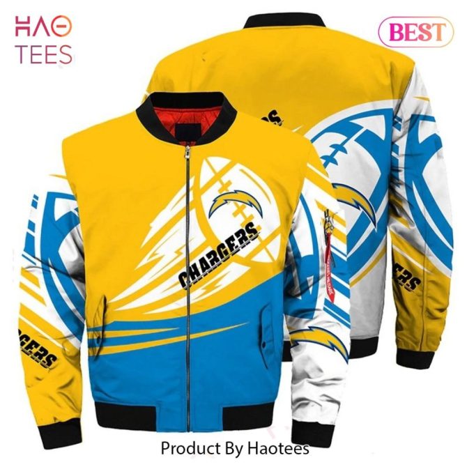 New Fashion   Los Angeles Chargers Bomber Jacket Graphic Ultra-Balls