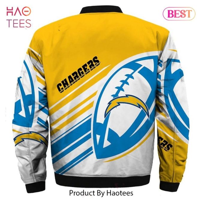 New Fashion   Los Angeles Chargers Bomber Jacket Graphic Ultra-Balls - Image 3
