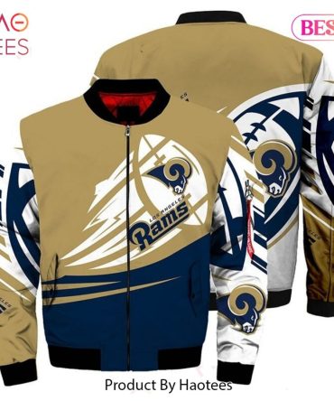 New Fashion   Los Angeles Rams Bomber Jacket Graphic Ultra-Balls