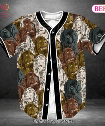 Dog Lover'S Graphic Baseball Jersey - Unique Canine Print Shirt By Haotees