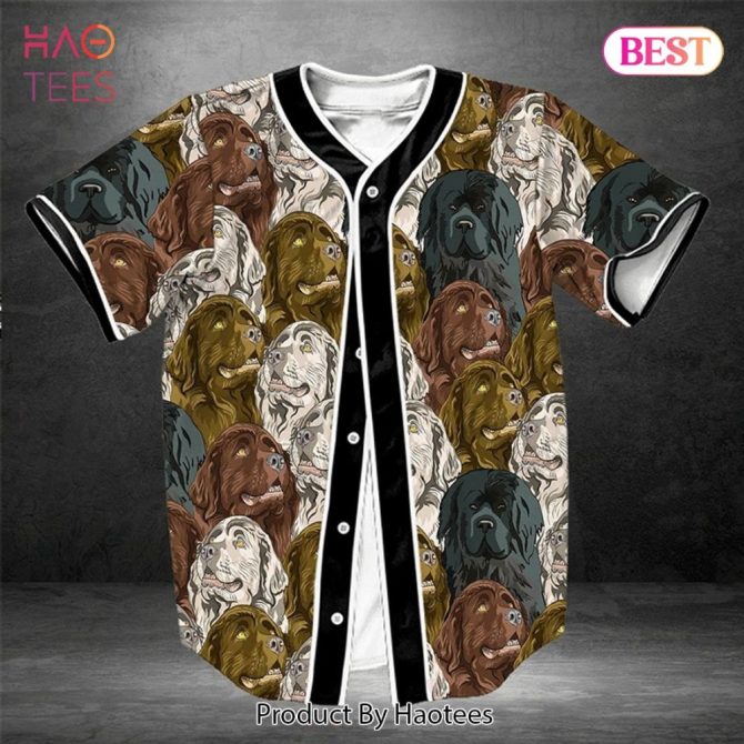 Dog Lover'S Graphic Baseball Jersey - Unique Canine Print Shirt By Haotees