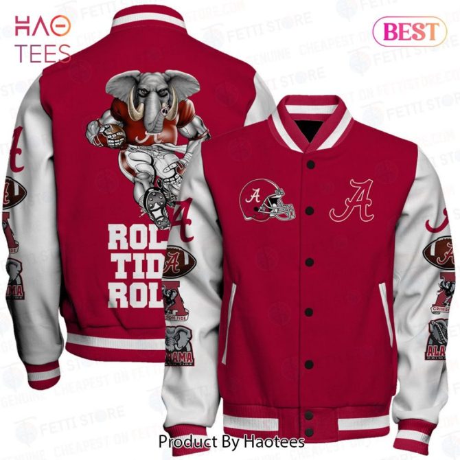 Alabama Roll Tide Varsity Jacket - Crimson Tide Fan Essential Apparel