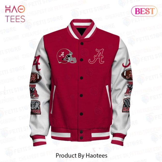Alabama Roll Tide Varsity Jacket - Crimson Tide Fan Essential Apparel - Image 2