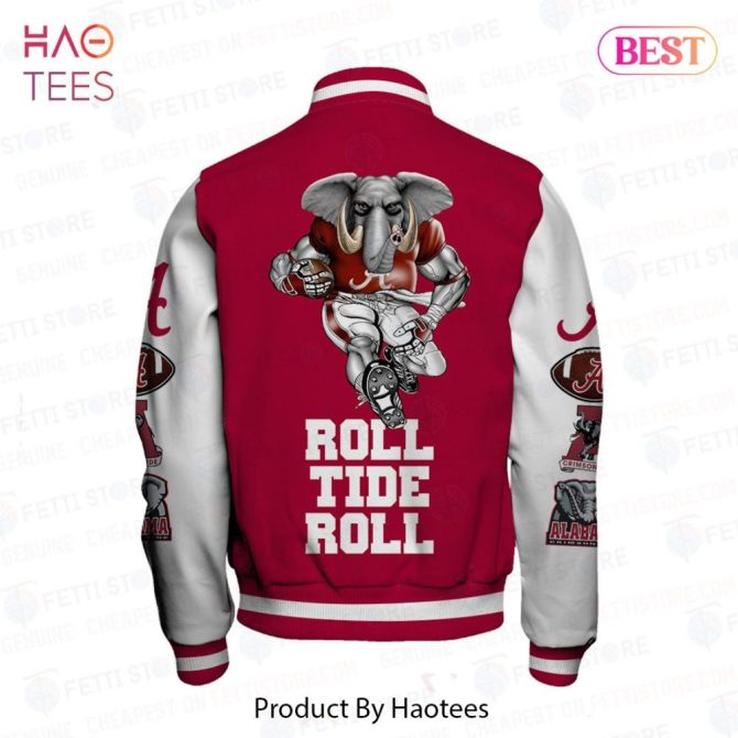 Alabama Roll Tide Varsity Jacket - Crimson Tide Fan Essential Apparel - Image 3