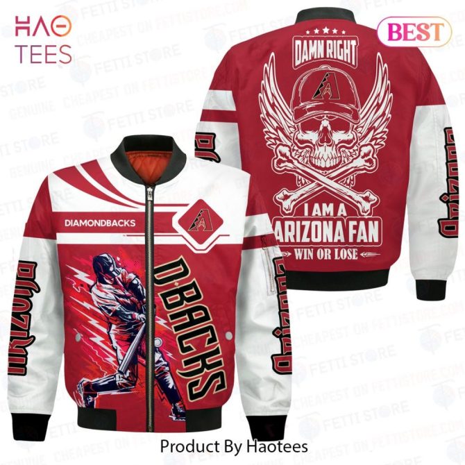 Luxury Arizona Diamondbacks Pattern Mlb 3D Bomber Jacket