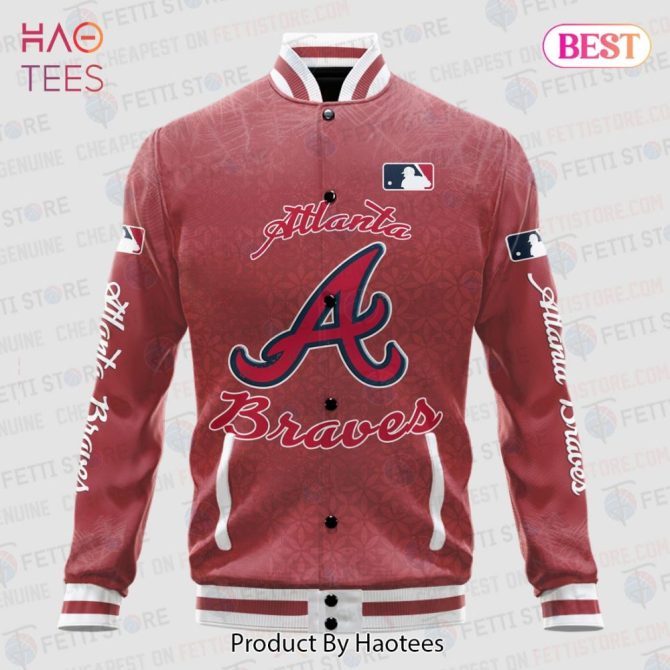 Atlanta Braves Red Bomber Jacket – Stylish Team Apparel By Haotees - Image 2