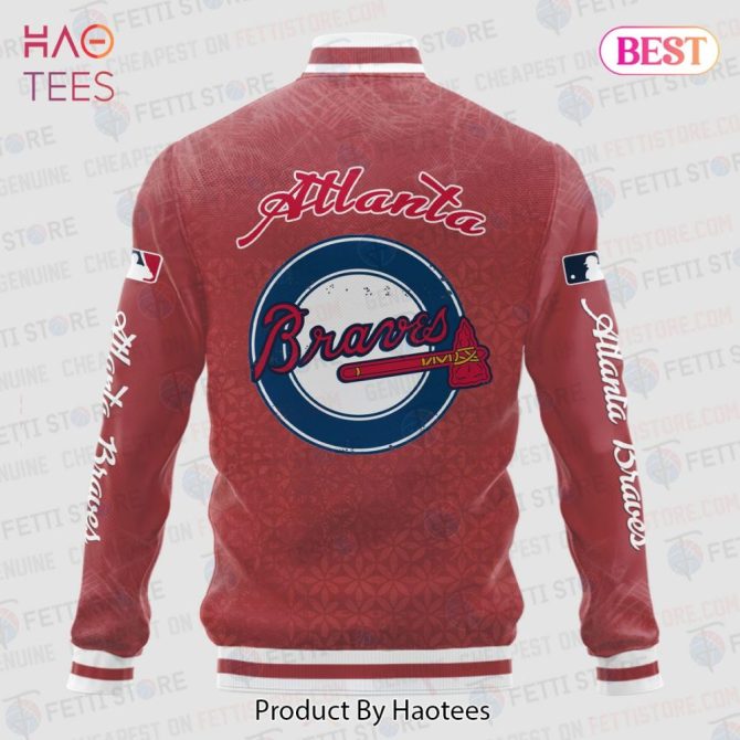 Atlanta Braves Red Bomber Jacket – Stylish Team Apparel By Haotees - Image 3