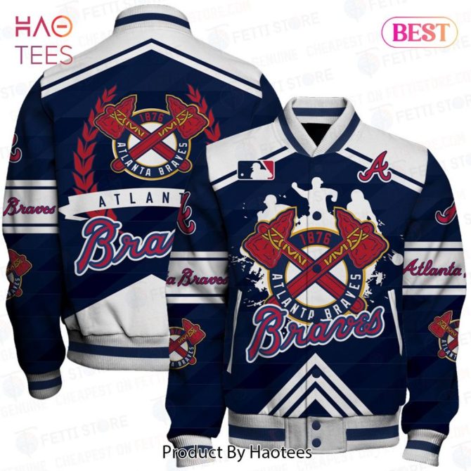 Atlanta Braves 3D Bomber Jacket - Stylish & Cozy Fan Apparel For All Seasons