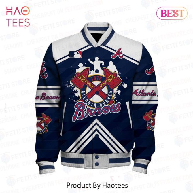 Atlanta Braves 3D Bomber Jacket - Stylish & Cozy Fan Apparel For All Seasons - Image 2