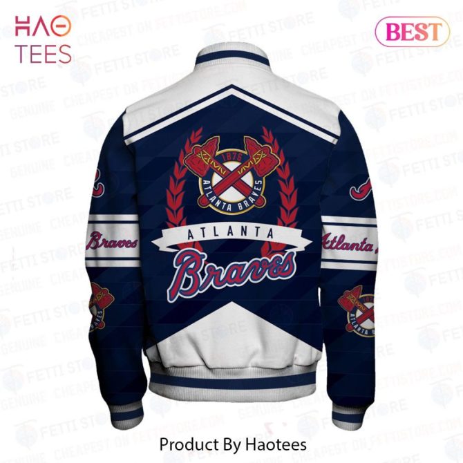 Atlanta Braves 3D Bomber Jacket - Stylish & Cozy Fan Apparel For All Seasons - Image 3