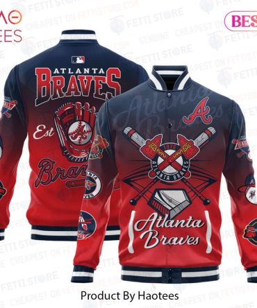 Atlanta Braves Varsity Jacket - Vintage Baseball Style, Premium Quality By Haotees