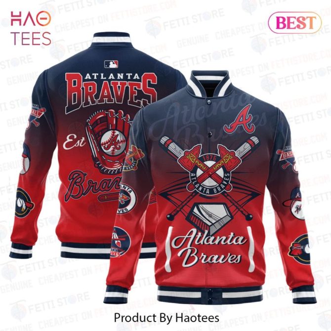 Atlanta Braves Varsity Jacket - Vintage Baseball Style, Premium Quality By Haotees