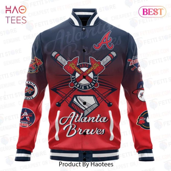 Atlanta Braves Varsity Jacket - Vintage Baseball Style, Premium Quality By Haotees - Image 2