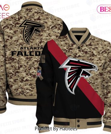 Atlanta Falcons Camo Bomber Jacket - Premium Nfl Fan Apparel For Game Day