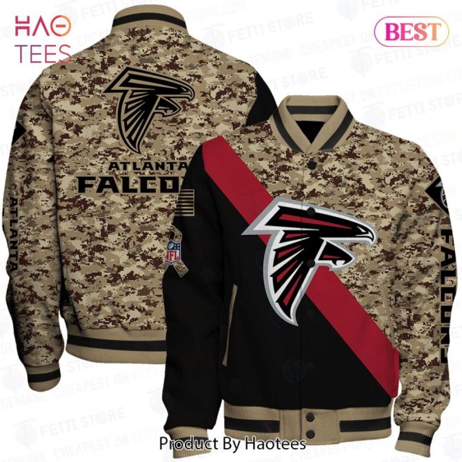 Atlanta Falcons Camo Bomber Jacket - Premium Nfl Fan Apparel For Game Day