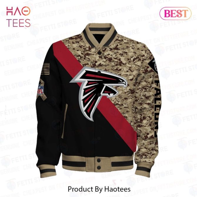 Atlanta Falcons Camo Bomber Jacket - Premium Nfl Fan Apparel For Game Day - Image 2