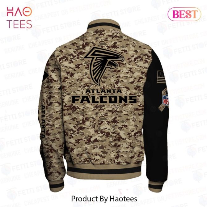 Atlanta Falcons Camo Bomber Jacket - Premium Nfl Fan Apparel For Game Day - Image 3