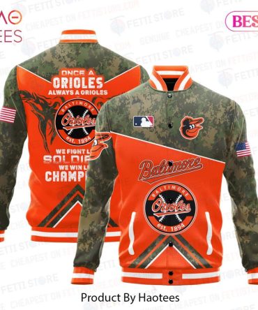 Bold Baltimore Orioles Camo Varsity Jacket – Ultimate Fan Gear!