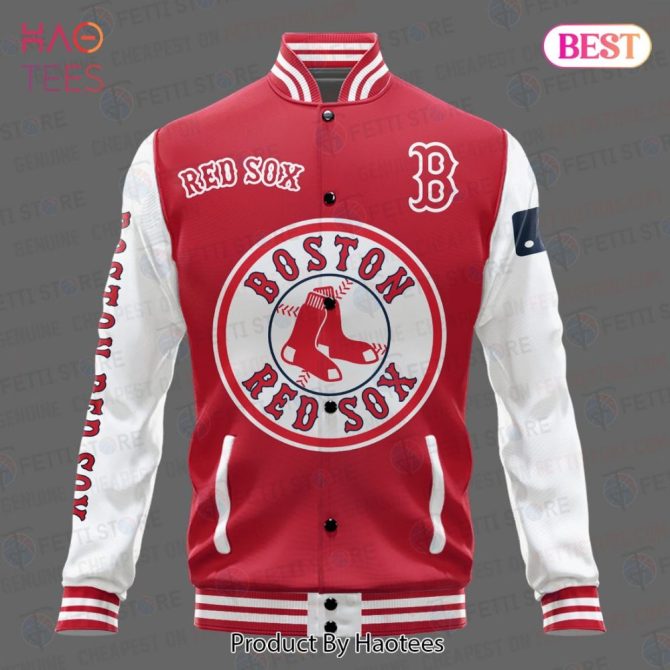 Boston Red Sox Varsity Jacket - Premium Fan Gear For Ultimate Style & Comfort - Image 2