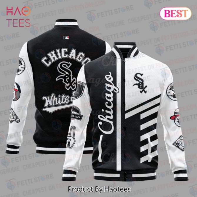Chicago White Sox Varsity Jacket - Stylish Black & White Baseball Apparel
