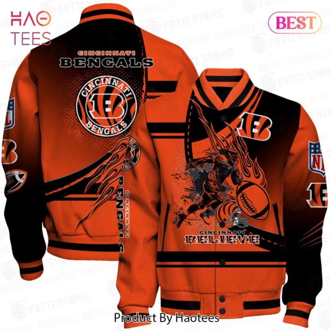 Limited Edition Cincinnati Bengals Varsity Jacket - Ultimate Fan Apparel