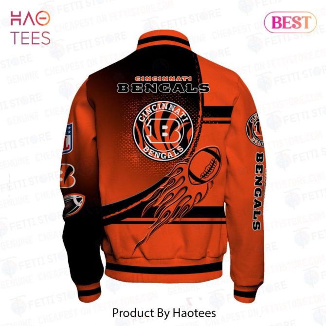 Limited Edition Cincinnati Bengals Varsity Jacket - Ultimate Fan Apparel - Image 3