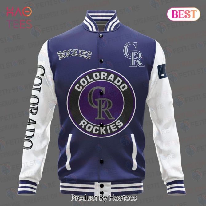 Colorado Rockies Varsity Jacket - Stylish Mlb Fan Apparel For Game Day - Image 2