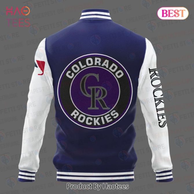 Colorado Rockies Varsity Jacket - Stylish Mlb Fan Apparel For Game Day - Image 3