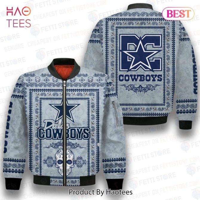 Luxury Dallas Cowboys Classic Pattern Nfl 3D Bomber Jacket