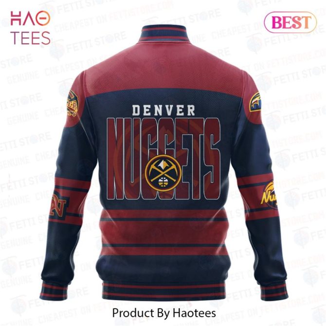 Denver Nuggets Varsity Jacket – Premium Fan Gear By Haotees - Image 3
