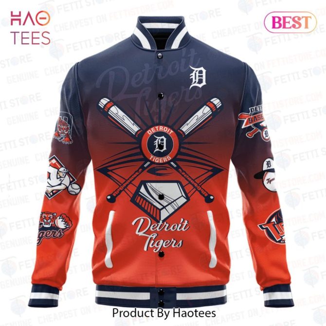 Detroit Tigers Vintage Baseball Jacket - Stylish Fan Gear By Haotees - Image 2