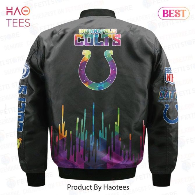 Luxury Indianapolis Coltsnational Football League Aop Bomber Jacket - Image 3