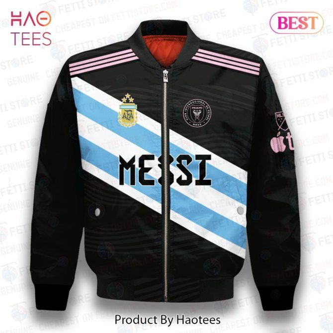 Luxury Lionel Messi Inter Miami Argentina Unique Design 3D Bomber Jacket - Image 2